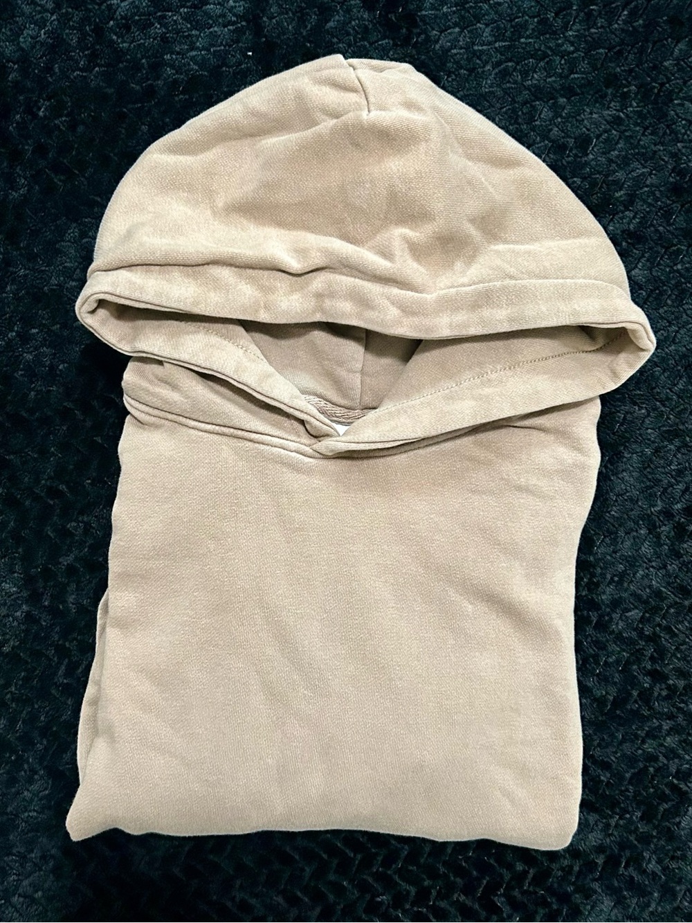 No Boundaries Beige Oversized Hoodie Size XS
